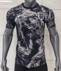 26-27 England Black&Grey Thailand Training Soccer Jersey AAA-416
