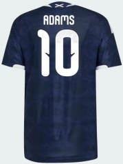(S-4XL) 26-27 Scotland Home Royal Blue (ADAMS #10) Thailand Soccer Jersey AAA