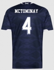 (S-4XL) 26-27 Scotland Home Royal Blue (MCTOMINAY #4) Thailand Soccer Jersey AAA