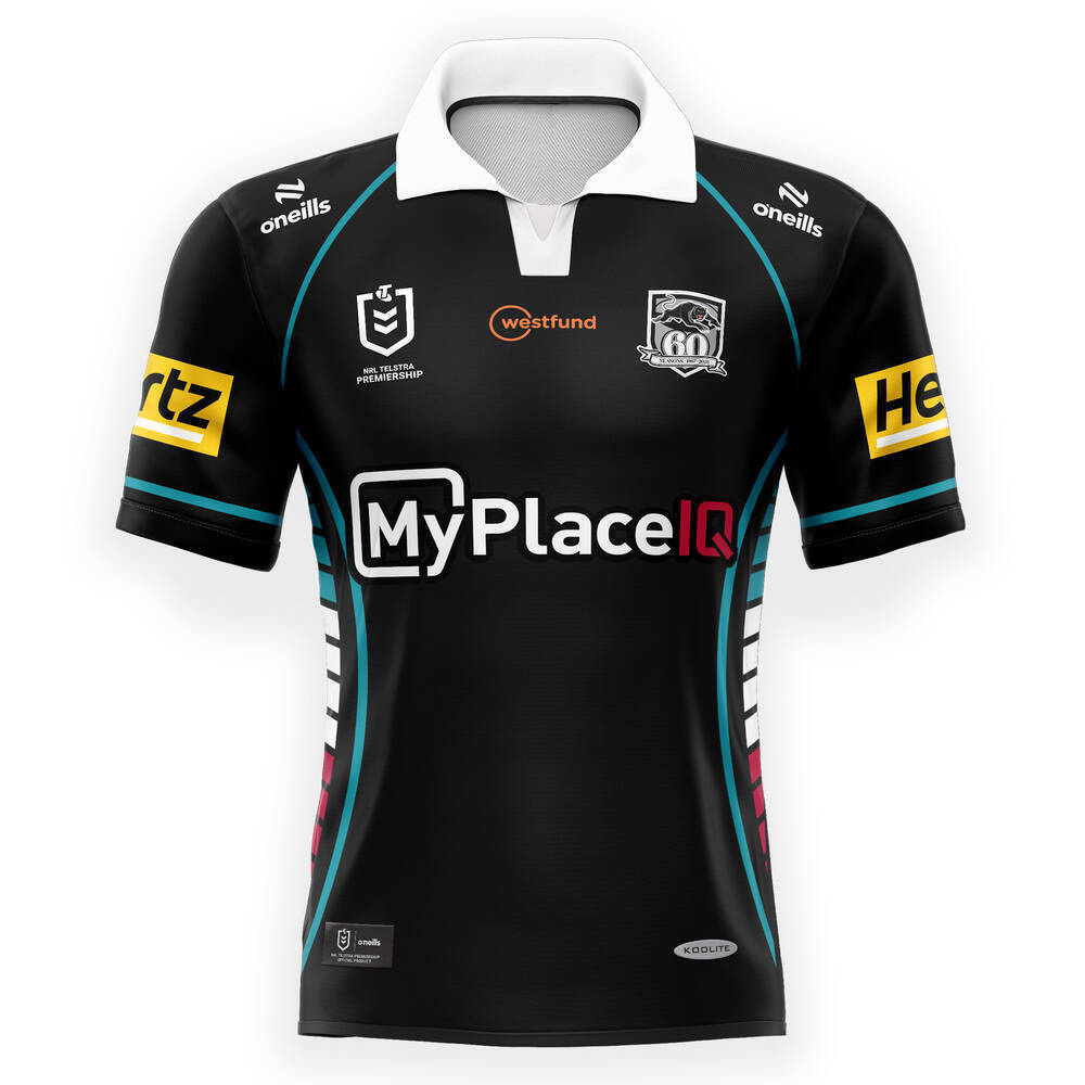 (S-7XL) 2026 Commemorative Edition Panthers Black Thailand Rugby Jersey ...