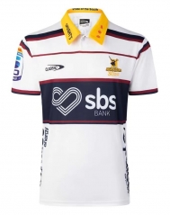 (S-7XL) 2026 Highlanders Away White&Blue Thailand Rugby Jersey