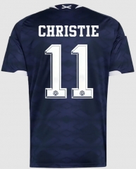 (S-4XL) 26-27 Scotland Home Royal Blue (CHRISTIE  #11) Thailand Soccer Jersey AAA