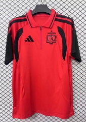 (S-4XL) 26-27 Colo-Colo Red Thailand Polo Shirt-2044