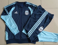 26-27 Argentina Royal Blue Thailand Soccer Jacket Uniform-815