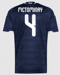 (S-4XL) 26-27 Scotland Home Royal Blue (MCTOMINAY #4) Thailand Soccer Jersey AAA