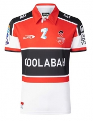 (S-7XL) 2026 Crusader Away Orange&Black Thailand Rugby Jersey