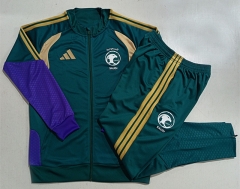 26-27 Saudi Arabia Dark Green Thailand Soccer Jacket Unifrom-815