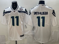 Seattle Seahawks White #11 NFL Jersey-0840
