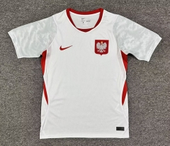 (S-4XL)26-27 Poland Home White Thailand Soccer Jersey AAA-512