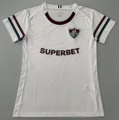 26-27 Fluminense de Feira Away White Women Thailand Soccer Jersey AAA-908