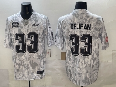 Tribute Edition Philadelphia Eagles White&Grey #33 NFL Jersey-0840