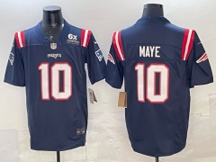 (Logo 1) New England Patriots 3 Generations Blue #10 NFL Jersey-0840