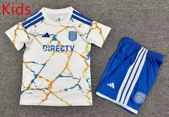 26-27 San Diego FC Away White Kids/Youth Soccer Uniform-7809