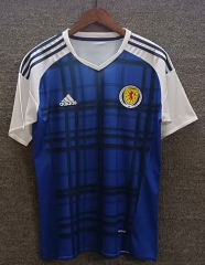 Retro Version 2016 Scotland Home Blue Thailand Soccer Jersey AAA