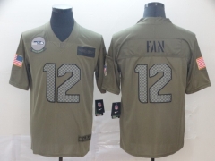 Seattle Seahawks Green #12 NFL Jersey-0840