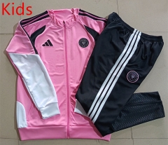 26-27 Inter Miami CF Pink Kids/Youth Soccer Jacket Uniform-815