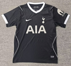 (S-4XL )26-27 Tottenham Hotspur Away Black Thailand Soccer Jersey AAA