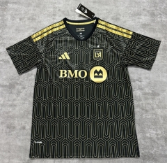 (S-4XL) 26-27 With Star Los Angeles FC Home Black&Yellow Thailand Soccer Jersey AAA-4506