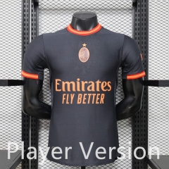 Player Version 26-27 AC Milan 2nd Away Black Thailand Soccer Jersey AAA-888