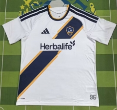 (S-4XL) 26-27 Los Angeles Galaxy Home White Thailand Soccer Jersey AAA-5303