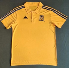 26-27 Tigres UANL Yellow Thailand Polo Shirt-912