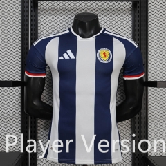 Player version 26-27 Special Version Scotland Blue&White Thailand Soccer Jersey AAA-888