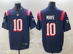 (Logo 1) Special Version New England Patriots 3 Generations Blue #10 NFL Jersey-0840