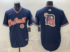 Detroit Tigers 2nd Generation Blue MLB Jersey-0840