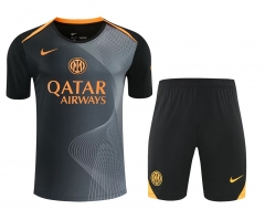 26-27 Inter Milan Dark Grey Thailand Soccer Uniform-418