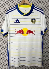 (S-4XL) 26-27 Leeds United Home White Thailand Soccer Jersey AAA