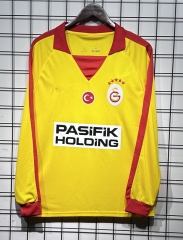 (S-4XL) 26-27 Commemorative Edition Galatasaray SK Yellow LSThailand Soccer Jersey AAA-GB
