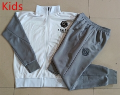26-27 Jordan Paris SG White Kids/Youth Soccer Jacket Uniform-815