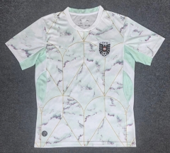 (S-4XL) 26-27 Austria Away White Thailand Soccer Jersey AAA-2044