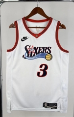 2026 Retro Edition Philadelphia 76ers White #3 NBA Jersey-311