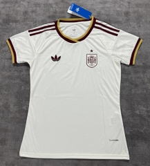 2026 Spain Away WhiteThailand Women Soccer Jersey AAA-4506