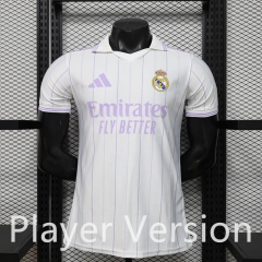 (S-3XL) Player Version 26-27 Retro Casual Version Real Madrid White Thailand Soccer Jersey AAA-888