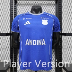 Player Version 26-27 Millonarios FC Blue Thailand Soccer Jersey AAA-888
