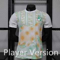 (S-3XL) Player Version 26-27 Cote d'Ivoire Away White&Green Thailand Soccer Jersey AAA-888