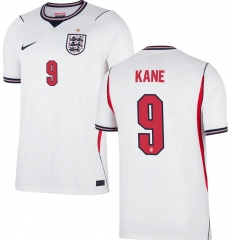 (S-4XL) 26-27 England Home White (KANE #9) Thailand Soccer Jersey AAA