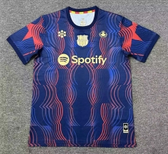 (S-4XL) 26-27 Barcelona Royal Blue Thailand Soccer Training Jersey AAA-7209