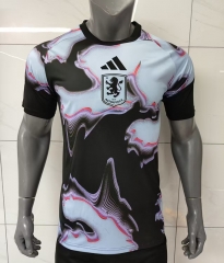 26-27 Aston Villa Black&Grey Thailand Training Soccer Jersey AAA-9809