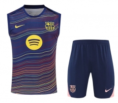 26-27 Barcelona Blue Thailand Soccer Vest Uniform-418