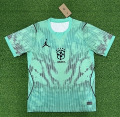 26-27 Brazil Goalkeeper Green Thailand Soccer Jersey AAA-403