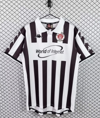 Retro Version 00-01 FC St. Pauli Home White&Coffee Thailand Soccer Jersey AAA-3257
