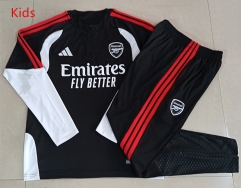 26-27 Arsenal Black Kids/Youth Soccer Tracksuit-815