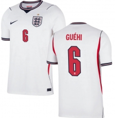 (S-4XL) 26-27 England Home White (Guéhi #6) Thailand Soccer Jersey AAA
