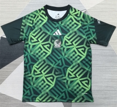 (S-4XL) 26-27 Mexico Green Thailand Training Soccer Jersey AAA-4927