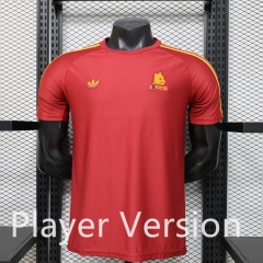 Player Version 26-27 Casual Version Roma Red Thailand Soccer Jersey AAA-888
