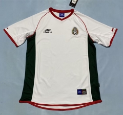 Retro Version 98 Mexico White Thailand Soccer Jersey AAA-0664