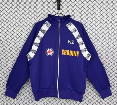 Retro 86-87 Fiorentina Home Purple Thailand Soccer Jacket -3257